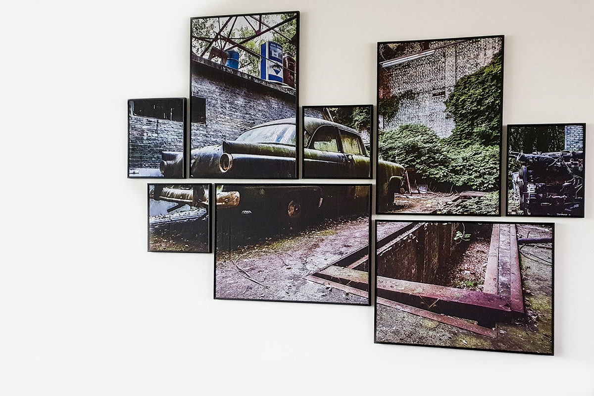 fotobewerking, fotolijst, canvas, Urbex, auto