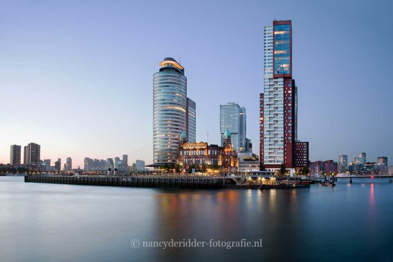 Steden, rotterdam, skyline, kop-van-zuid, bezienswaardigheden