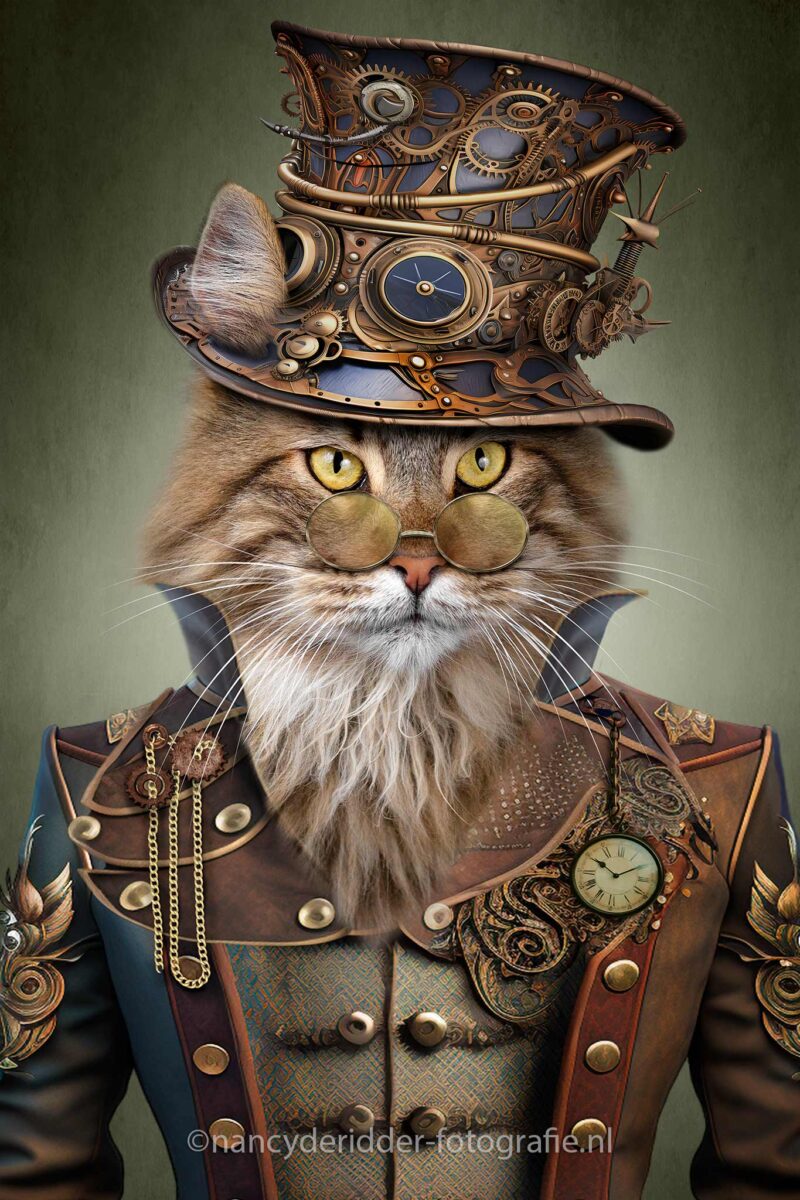 cooper, maine-coon, steampunk